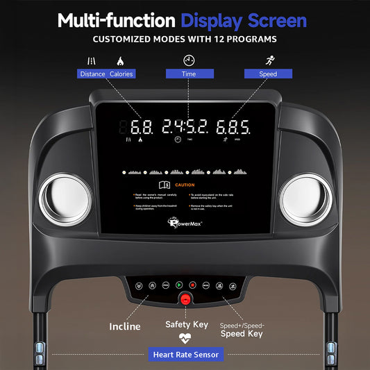 TDA-96 Motorized Treadmill with Bluetooth App for Android & iOS