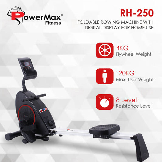 RH-250 Foldable Rowing Machine with Digital Display for Home use