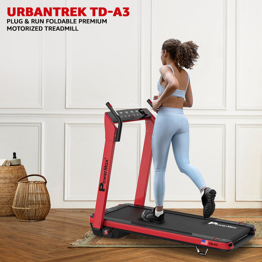 UrbanTrek TD-A3 Premium Series Home Use Treadmill with Android & iOS App
