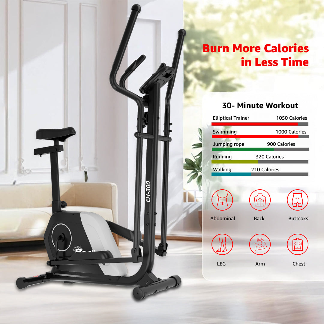 EH-300 Elliptical Cross Trainer with Adjustable Seat