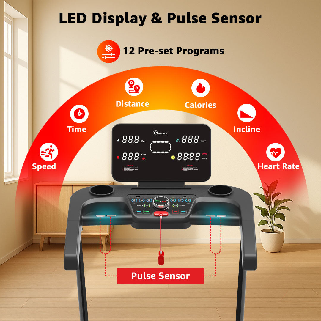 TDA-230 & TDA-230M Motorized Treadmill with Pulse sensors