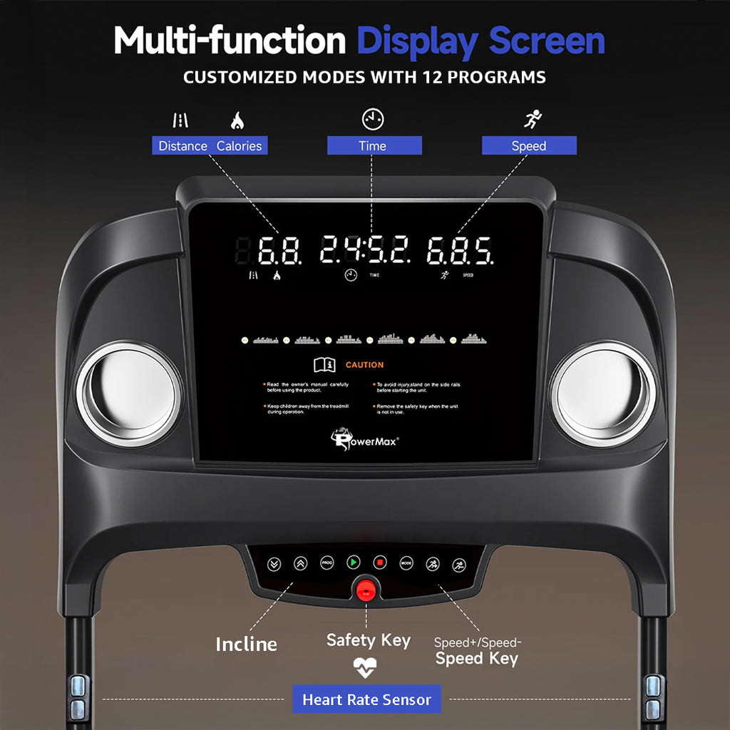TDA-96 Motorized Treadmill with Bluetooth App for Android & iOS