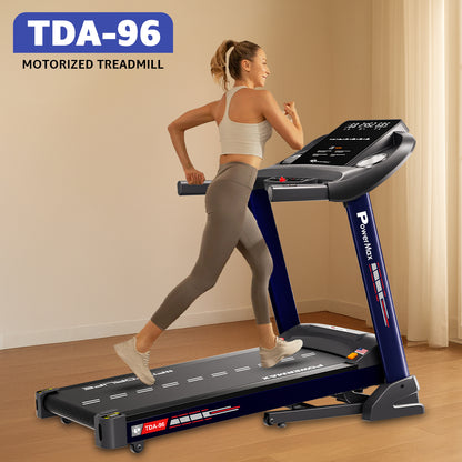 TDA-96 Motorized Treadmill with Bluetooth App for Android & iOS