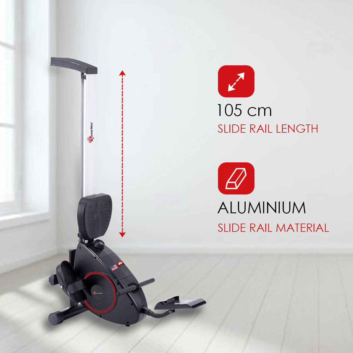RH-250 Foldable Rowing Machine with Digital Display for Home use