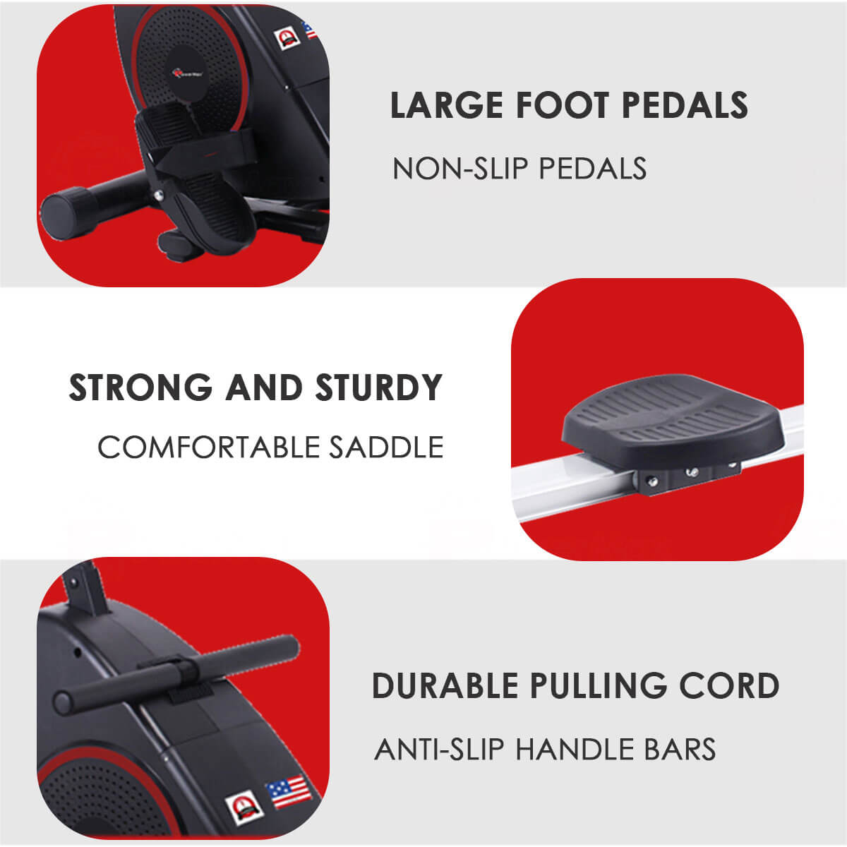 RH-250 Foldable Rowing Machine with Digital Display for Home use