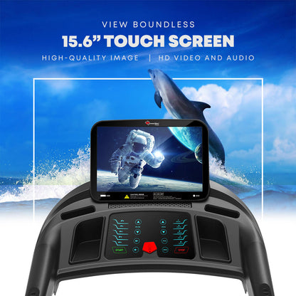 TDA-360 15.6inch HD Display Motorized Treadmill with Auto Incline