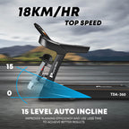 TDA-360 15.6inch HD Display Motorized Treadmill with Auto Incline