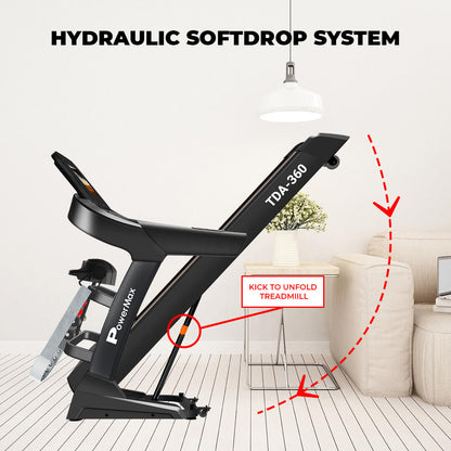TDA-360 15.6inch HD Display Motorized Treadmill with Auto Incline