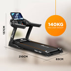 TDA-360 15.6inch HD Display Motorized Treadmill with Auto Incline