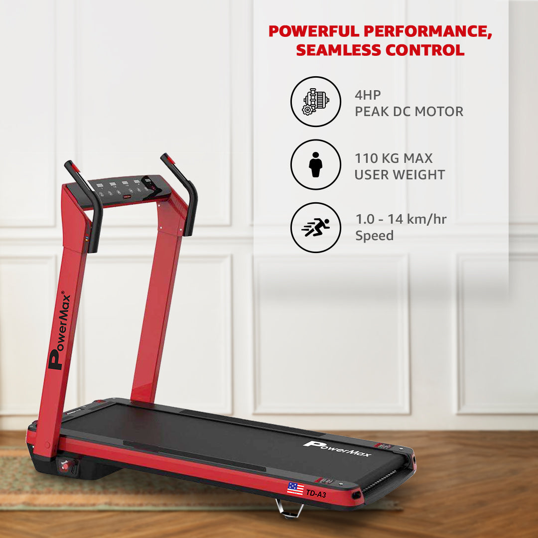 UrbanTrek TD-A3 Premium Series Home Use Treadmill with Android & iOS App