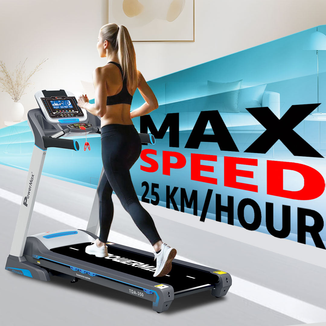 TDA-350 Motorised Treadmill with 400m Track UI