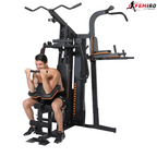 HG-213 Multi Home Gym (72 Kgs Weight Stack + Chin Up / Pull Up / Push Up Stand)