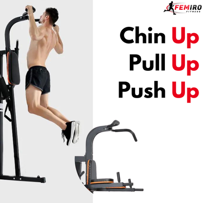 HG-213 Multi Home Gym (72 Kgs Weight Stack + Chin Up / Pull Up / Push Up Stand)