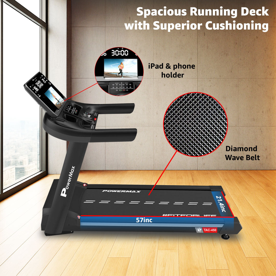 TAC-450 AC Motorized Treadmill with Large Display