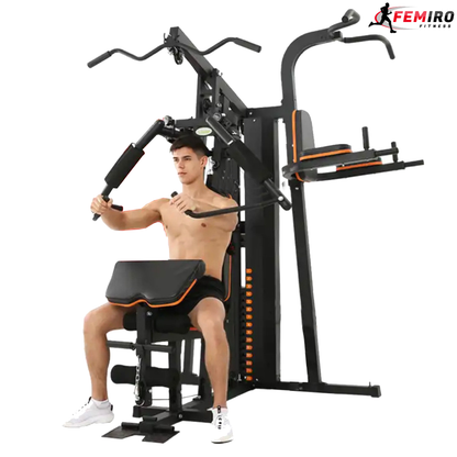 HG-213 Multi Home Gym (72 Kgs Weight Stack + Chin Up / Pull Up / Push Up Stand)
