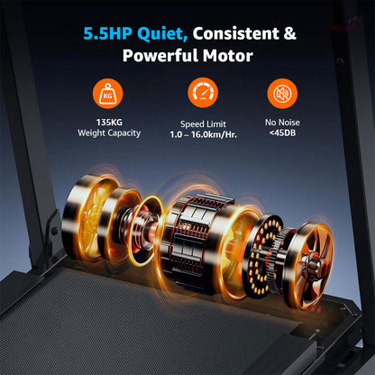 TDA-255 Multifunction Motorised Treadmill with HiFi Speakers