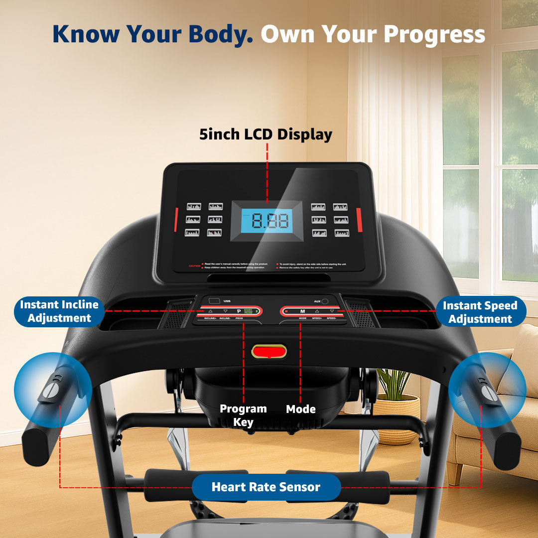 TDA-255 Multifunction Motorised Treadmill with HiFi Speakers