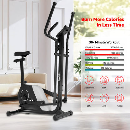 EH-300 Elliptical Cross Trainer with Adjustable Seat