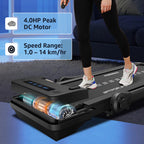 Powermax Fitness JogPad-2® Motorized Treadmill with Remote Control