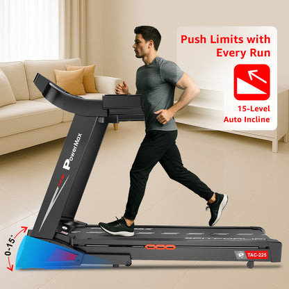 TAC-225 Motorized Treadmill with Auto Incline