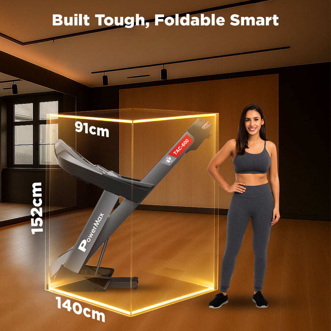 TAC-600 Semi-Commercial Motorized Treadmill with Android & iOS App