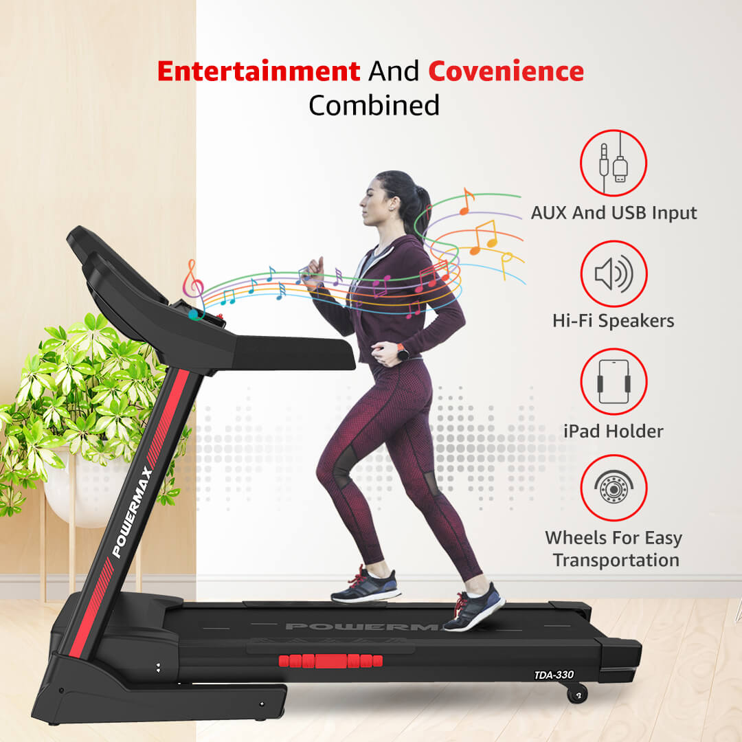 TDA-330 Motorized Treadmill with Cooling Fan