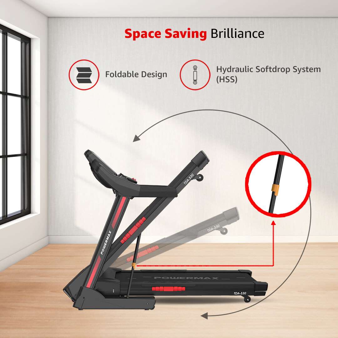 TDA-330 Motorized Treadmill with Cooling Fan
