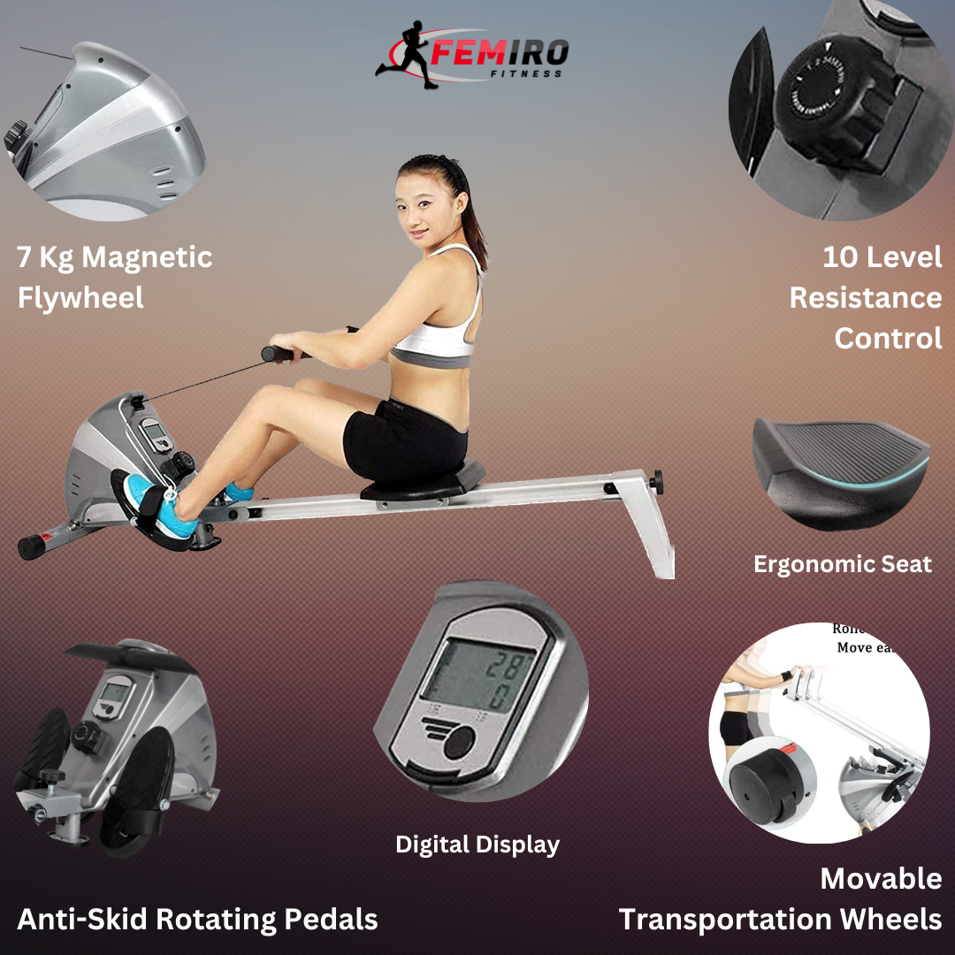 RM-300 Magnetic Foldable Rowing Machine for Home use